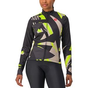 Castelli damestrui met lange mouwen Tropicale damesfietsshirt met lange mouwen,