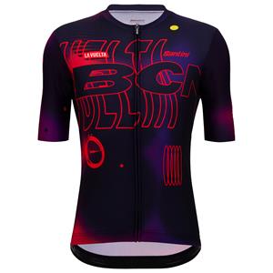 Santini LA VUELTA Shirt met korte mouwen Barcelona 2023 fietsshirt met korte mouwen, voo