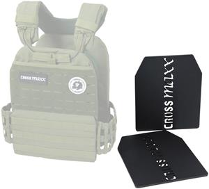 Crossmaxx Tactical Vest Plateet 2 x 2,6 kg