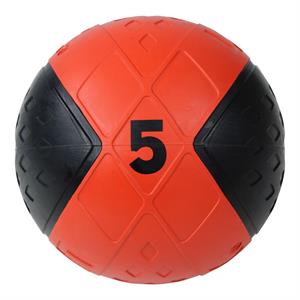 Lifemaxx LMX Medicijn Baledicine Ball - 5 kg - Zwart/Rood