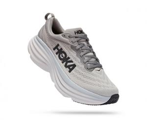 Hoka One One Hoka Bondi 8 wide hardloopschoenen grijs heren