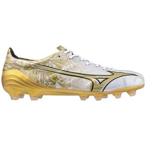 Mizuno Alpha Made in Japan FG Prism Gold - Wit/Goud/Zwart