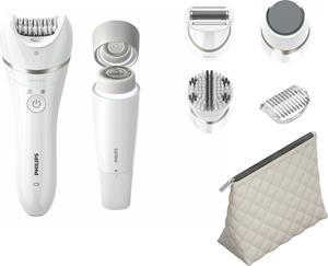 Philips Epilator Beauty Set Series 9000 BRE770/92 - Wet & Dry - Epileerapparaat Dames - Wit