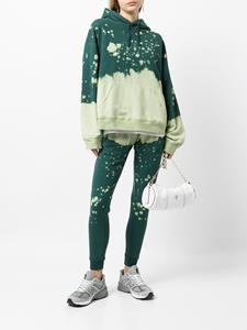 La Detresse Trainingsbroek met abstracte print - Groen