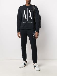 Armani Exchange Trainingsbroek met geborduurd logo - Blauw