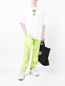 Marcelo Burlon County of Milan Trainingsbroek met vleugelprint - Geel
