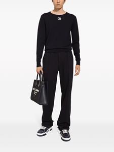 Dolce & Gabbana Trainingsbroek met trekkoordtaille en geperste plooi - Blauw