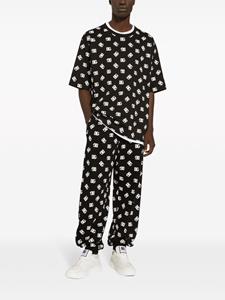 Dolce & Gabbana Katoenen trainingsbroek met monogram - Zwart