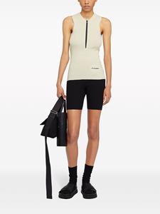 Jil Sander Shorts met logoprint - Zwart