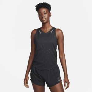 Nike AeroSwift Dri-FIT ADV hardloopsinglet voor dames - Zwart