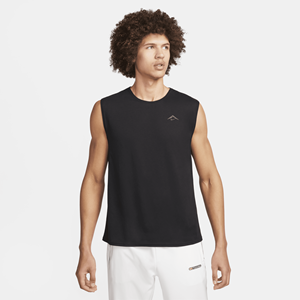 Nike Solar Chase mouwloze hardlooptop met Dri-FIT voor heren - Zwart