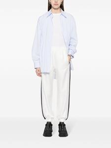 Moncler logo-embroidered track pants - Beige