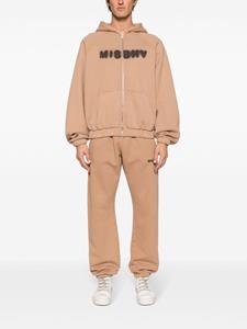 MISBHV logo-print cotton track pants - Bruin