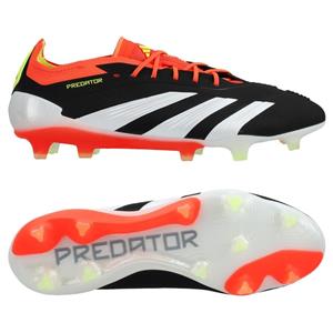 Adidas Predator Elite FG Solar Energy - Zwart/Wit/Rood