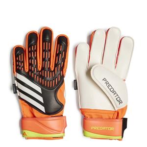 Adidas Keepershandschoenen Predator Match Fingersave Solar Energy - Zwart/Rood/Geel Kids