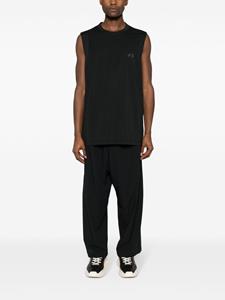 Y-3 logo-printed panelled track pants - Zwart