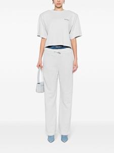 Halfboy layered straight-leg track pants - Blauw