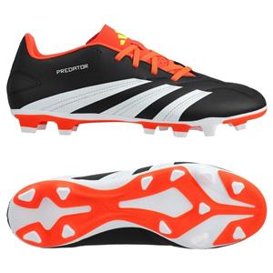 Adidas Predator Club FxG Solar Energy - Zwart/Wit/Rood