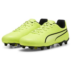 PUMA King Match FG/AG Phenomenal - Electric Lime/Zwart/Poison Pink Kids