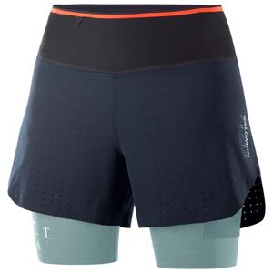 Salomon  Women's S/Lab Utra François D'Haene 2in1 Shorts - Hardloopshort, blauw