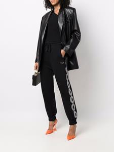 Philipp Plein Joggingbroek verfraaid met kristallen - Zwart