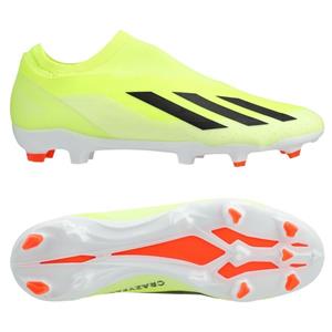 Adidas X Crazyfast League Laceless FG Solar Energy - Geel/Zwart/Wit