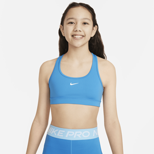 Nike Swoosh Sport-bh voor meisjes - Blauw
