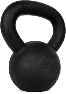 VirtuFit Kettlebell Pro - Kettle Bell - Gietijzer - 4 kg