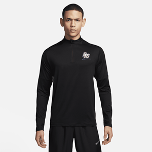 Nike Running Energy Dri-FIT hardlooptop met halflange rits voor heren - Zwart