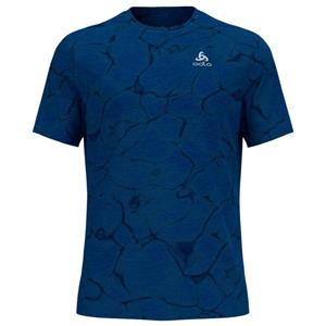 Odlo  Zeroweight Engineered Chill-Tec Crew Neck S/S - Hardloopshirt, blauw