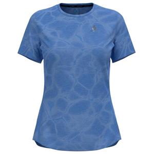 Odlo  Women's Engineered Chill-Tec Crew Neck S/S - Hardloopshirt, blauw