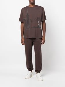 Ih Nom Uh Nit Trainingsbroek met logoprint - Bruin