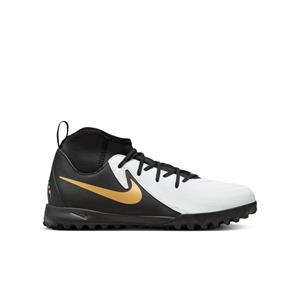 Nike Phantom Luna II Academy TF Mad Ready - Wit/Zwart/Metallic Gold Coin Kids