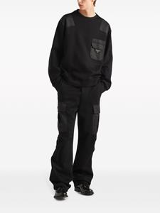 Prada Trainingsbroek met logoband - Zwart
