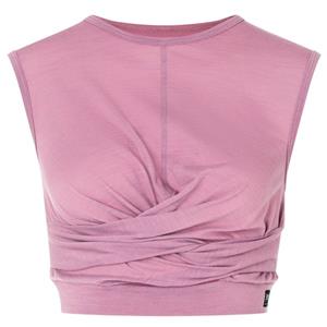  Women's Wrap Top - Yogatanktop, roze
