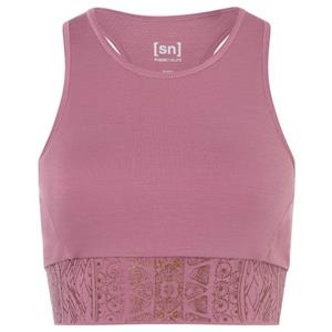 Super.Natural  Women's Arabesque LF Top - Sportbeha, orchid / copper