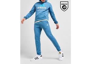 Adidas Badge Of Sport Logo Track Pants - Blue- Heren