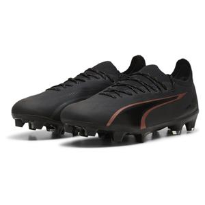 PUMA Ultra Ultimate FG/AG Eclipse - Zwart/Copper Rose