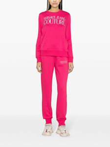 Versace Jeans Couture Trainingsbroek met geborduurd logo - Roze
