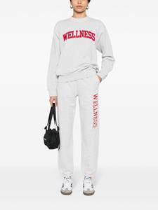 Sporty & Rich logo-printed mélange trousers - Grijs