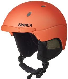 SINNER Titan - Skihelm - Volwassenen - 55-56 cm / S - Neon Oranje