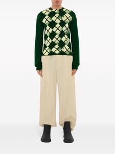 Burberry Trainingsbroek met wijde pijpen - Beige