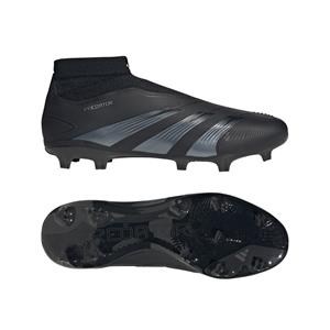 Adidas Predator League Laceless FG Nightstrike - Zwart/Grijs