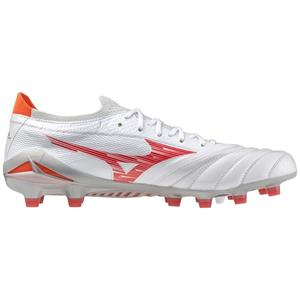 Mizuno Morelia Neo IV Beta Elite FG Charge - Wit/Radiant Red PRE-ORDER