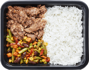 Prep The Food Prep Meal | Pulled beef rijst mexicaanse groentemix diepvries