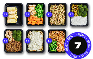 Prep The Food Prep Meals | Kip variatiepakket 1 week diepvries