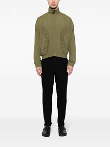 Greg Lauren grosgrain-trim track pants - Zwart