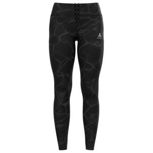 Odlo  Women's Zeroweight Print Tights - Hardlooplegging, zwart