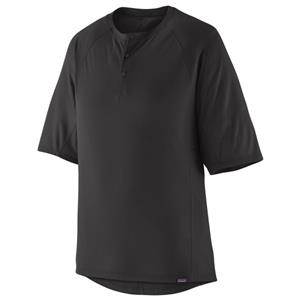 Patagonia  Cap Cool Trail Bike Henley - Fietsshirt, zwart