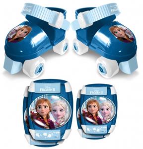 Frozen 2 rolschaatsen met bescherming meisjes blauw